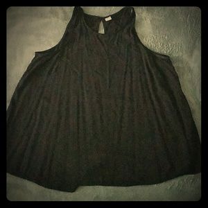 Black tank top